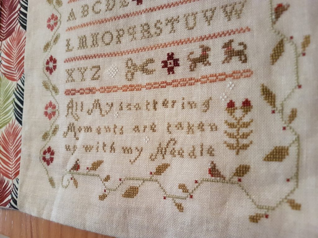 Brenda Gervais Needleworker’s sampler Les Mimines de Piou